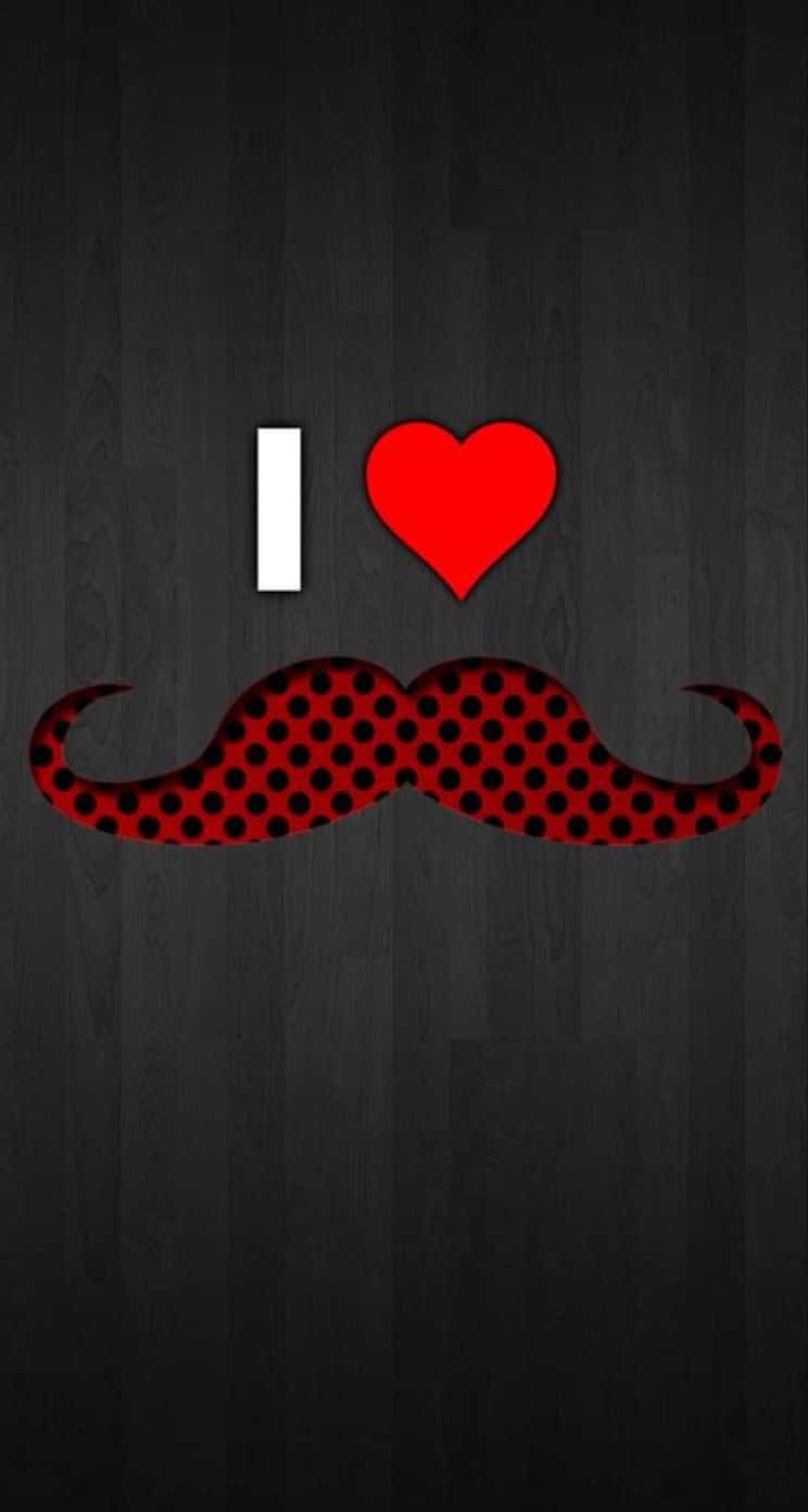 I Love Mustache Wallpapers For Iphone 5S