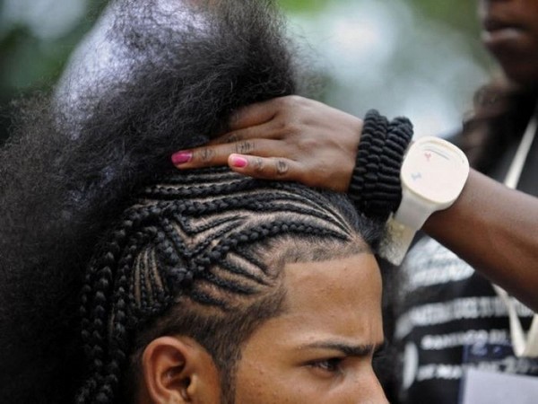 Mens Braids With Shaved Sides