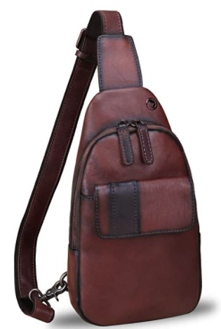 Brown Casual Crossbody Bag