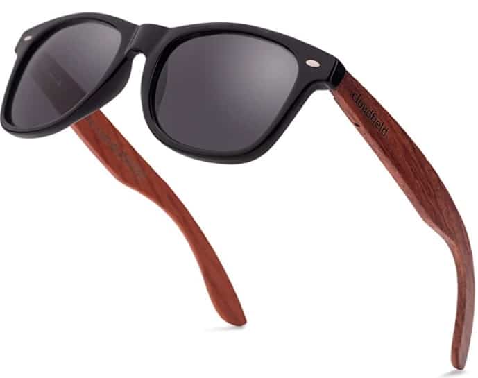 Cloudfield Polarized Bamboo Wooden Sunglasses