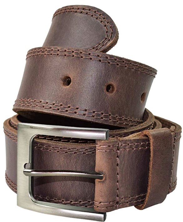 Mens Rugged Leather Belt
