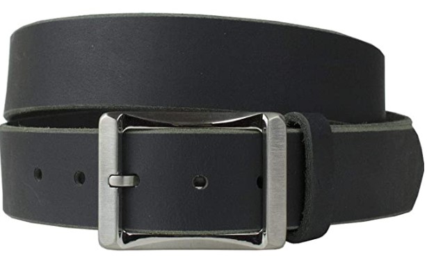 Titanium Work Leather Belt