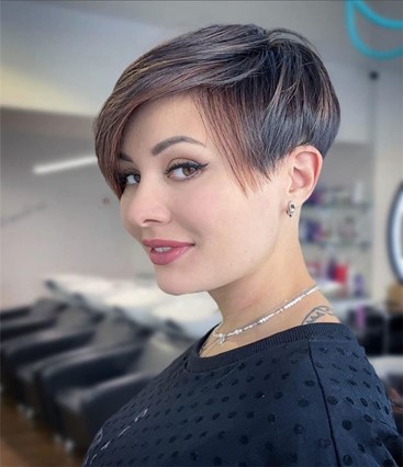 Girl With A Boy Haircut Short Layered Pixie