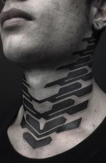 Pattern Neck Tattoos