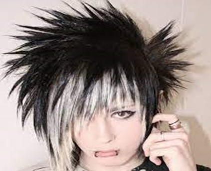 Emo Haircut with Long Spikes