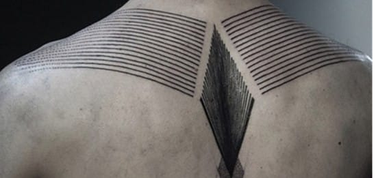 Geometrical tattoo