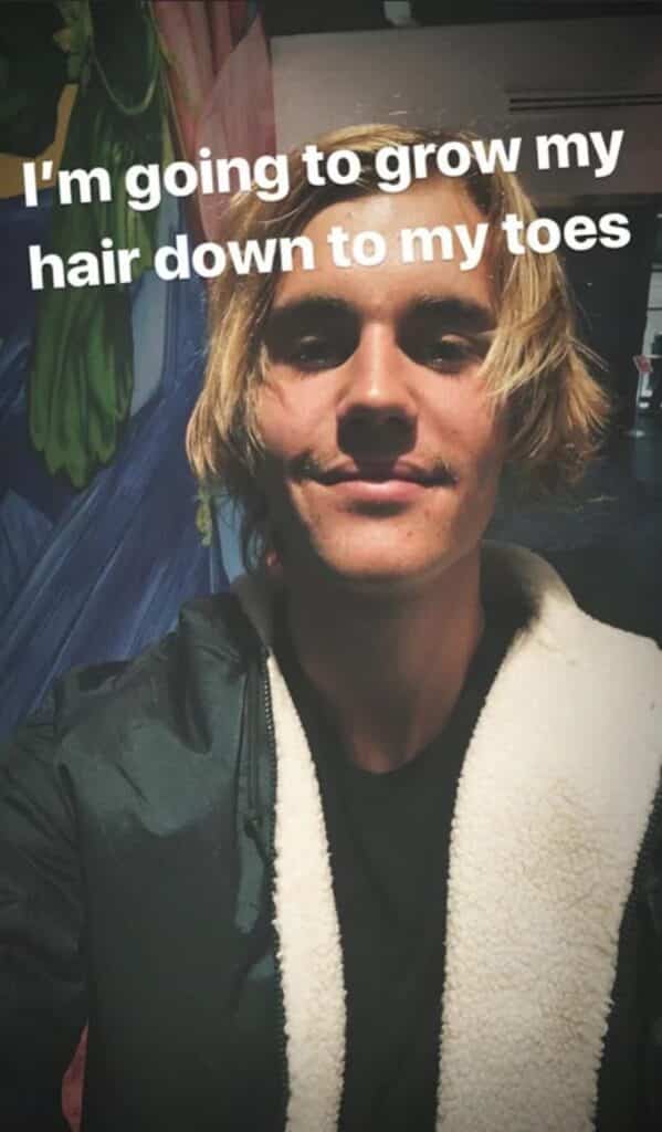 Justin Beiber 2018 Hairstyle