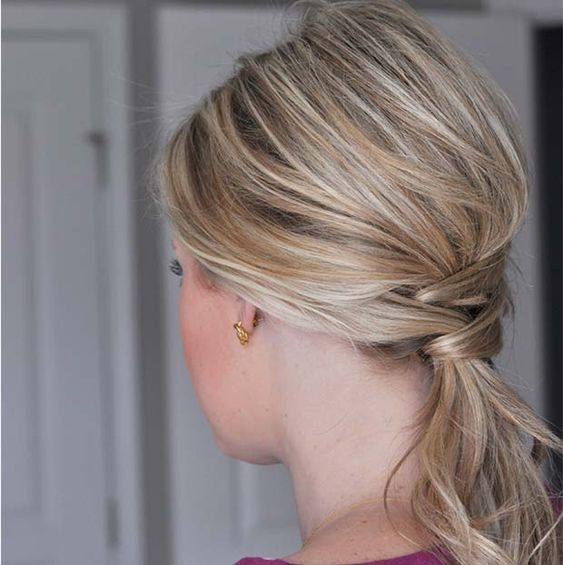 Criss Cross Hairstyles Ponytail